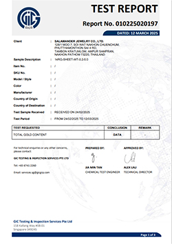 010225020197 SALAMANDER JEWELRY CO. LTD. 14RG SHEET WT 0.2 5.0